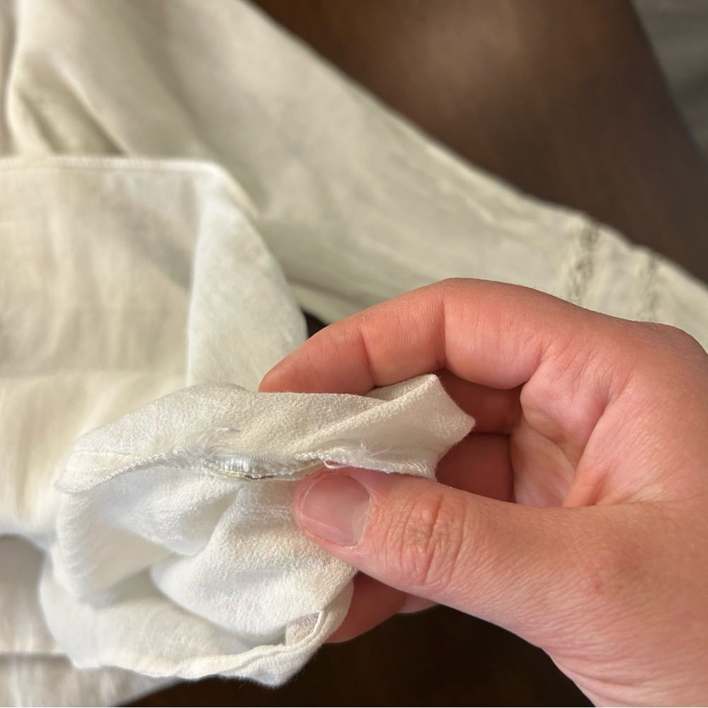 Rebecca Taylor white pintuck lace detailed shirt size 4 - Picture 9 of 15